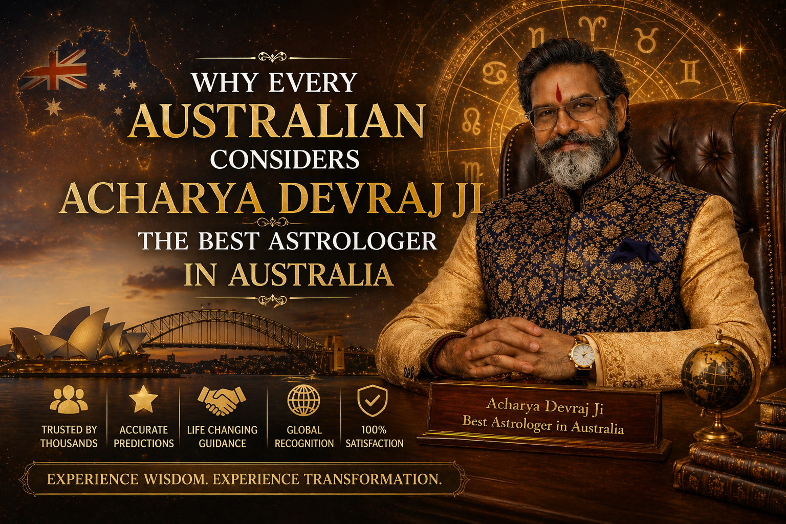 Why Every Australian Considers Acharya Devraj Ji the Best Astrologer in Australia